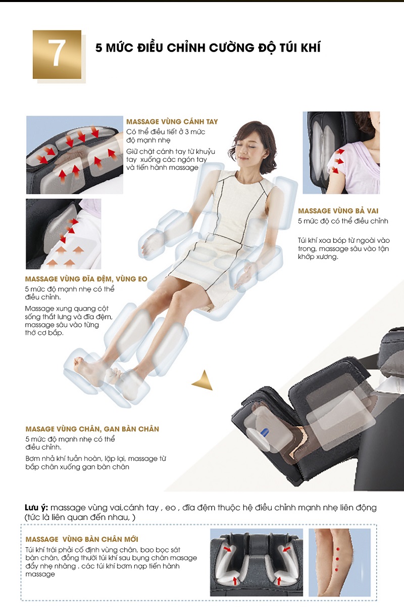 Ghế massage toàn thân Kiwami 4D-970