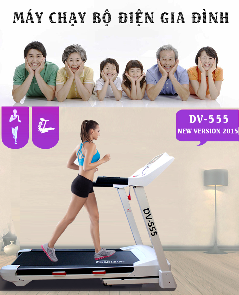 Lợi ích tuyệt vời của máy chạy bộ Đại Việt DV 555 mang lại