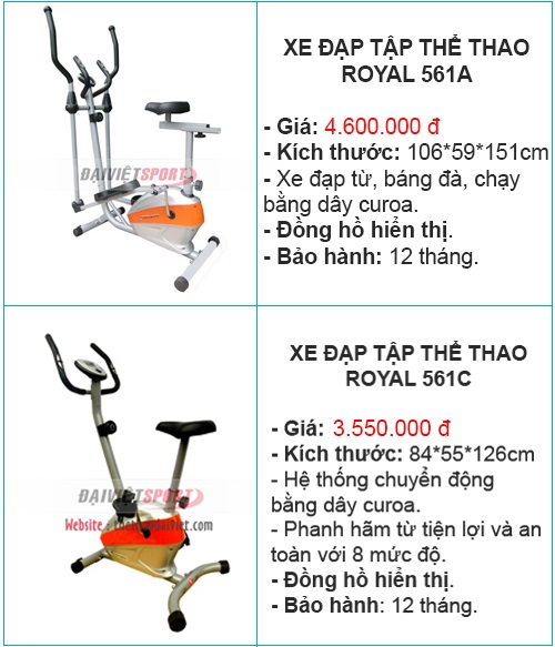 Nên mua xe đạp tập thể dục loại nào tốt