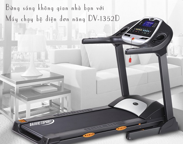 Máy chạy bộ điện đơn năng Đại Việt DV-1352D