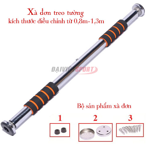 Các bộ phận trên xà đơn điều chỉnh 0,8-1,3m