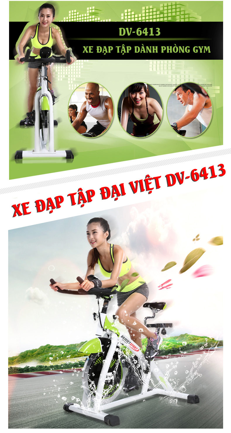Xe đạp tập thể dục phòng GYM